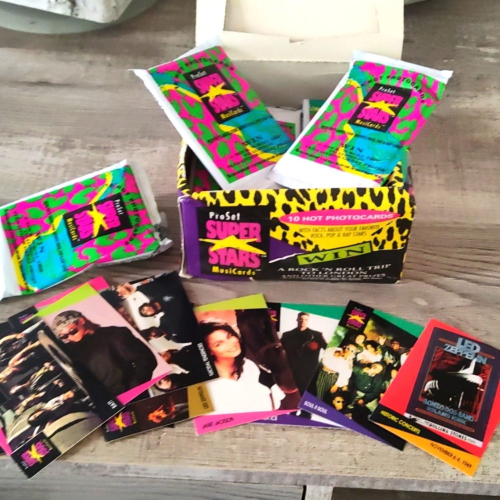 Very rare box of Superstars MusiCards!🎸
